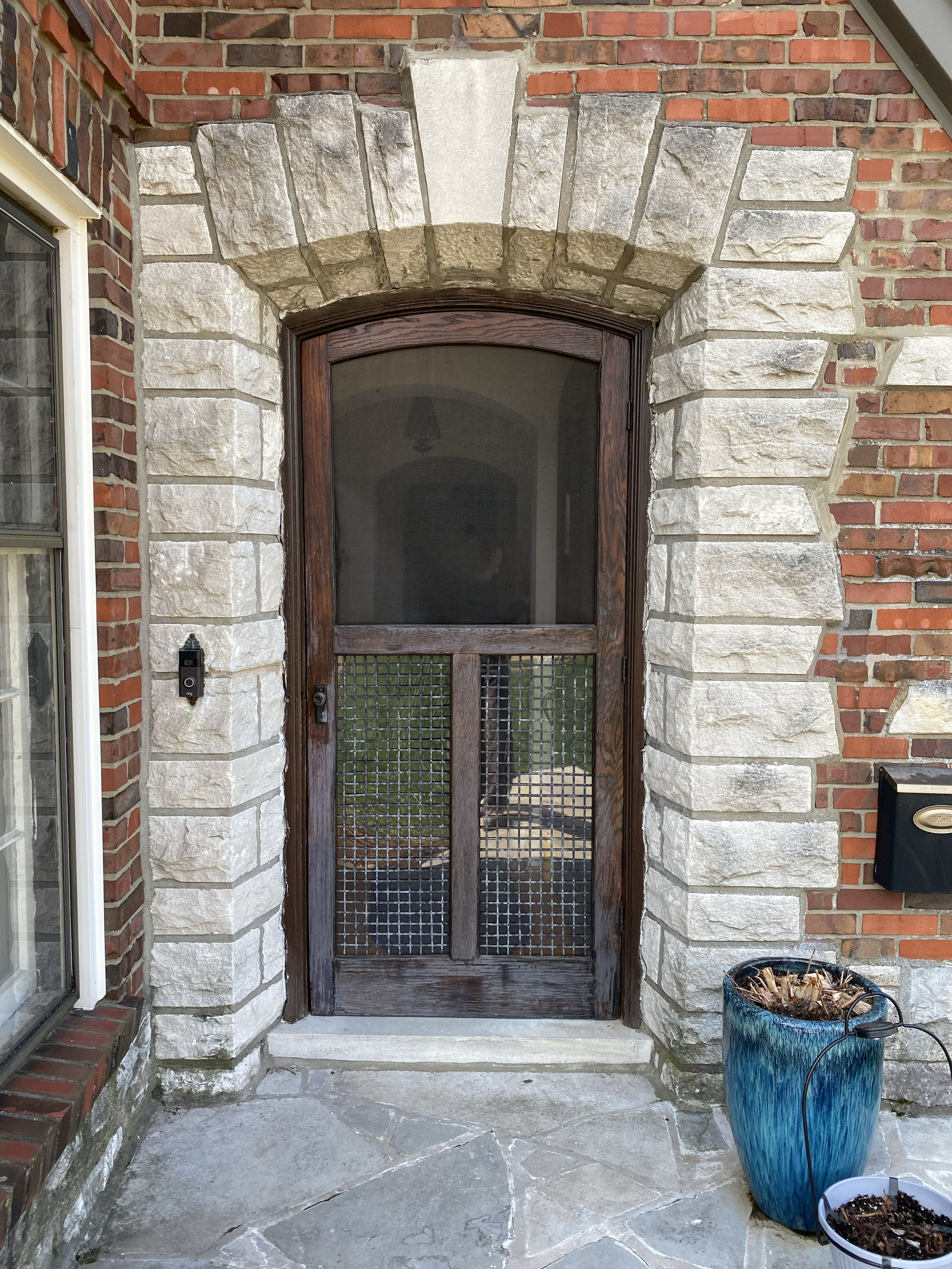 White Oak Screen Door In Progress